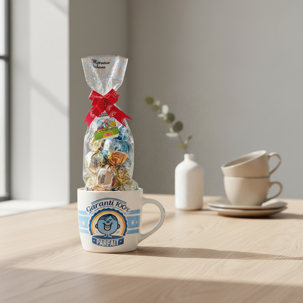 FIZZY Mug Monsieur Madame avec chocolats - 100 g
