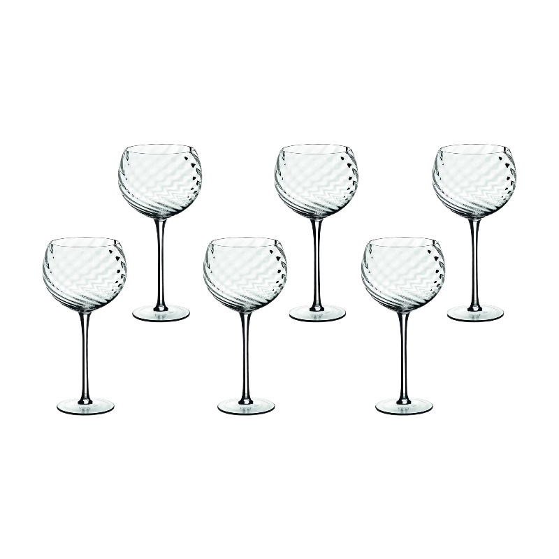 BJÖRN STEN Lot de 6 verres à pied - 60 cl