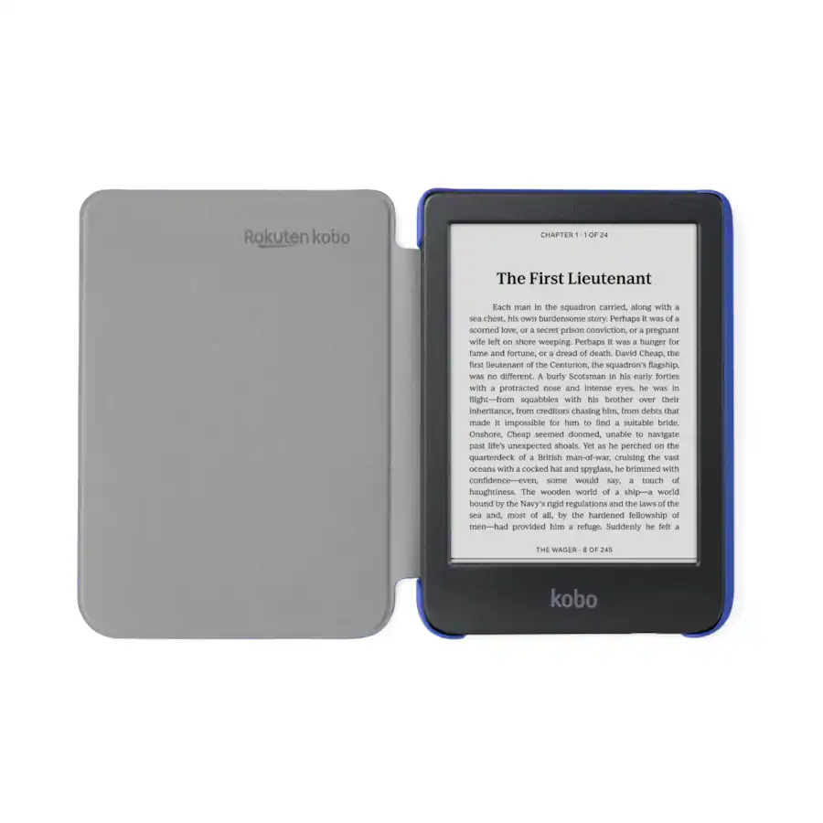 Kobo SleepCover Étui basique pour Kobo Clara Colour/BW - Bleu de cobalt