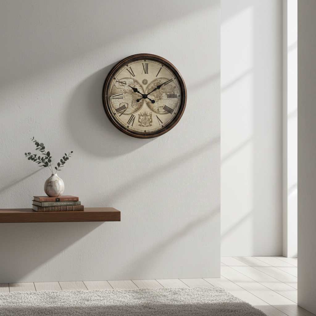 Atmosphera Horloge murale Tomy en plastique - Diamètre de 51 cm
