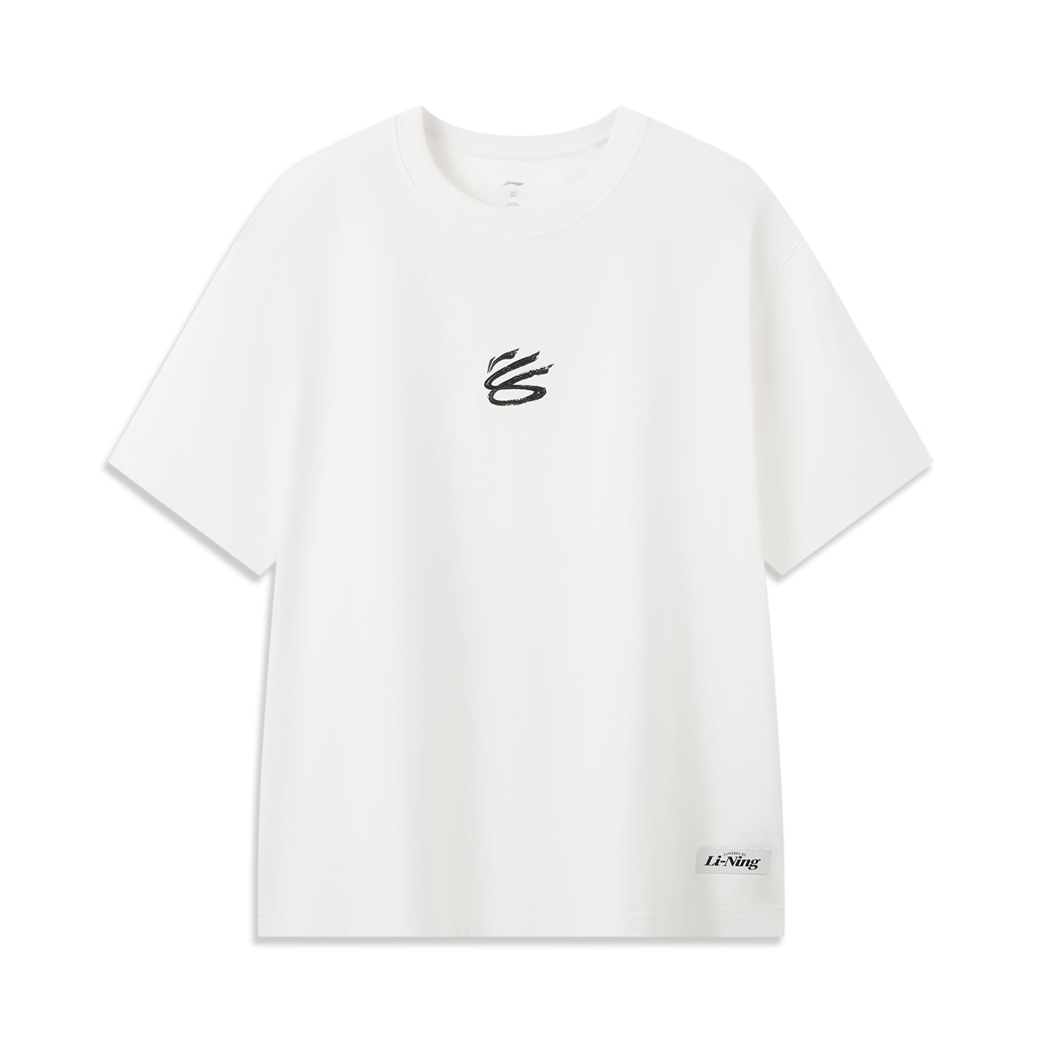 LI-NING T-shirt de sport et de loisir quotidien court en mémoire de Curry Blanc 2Xl