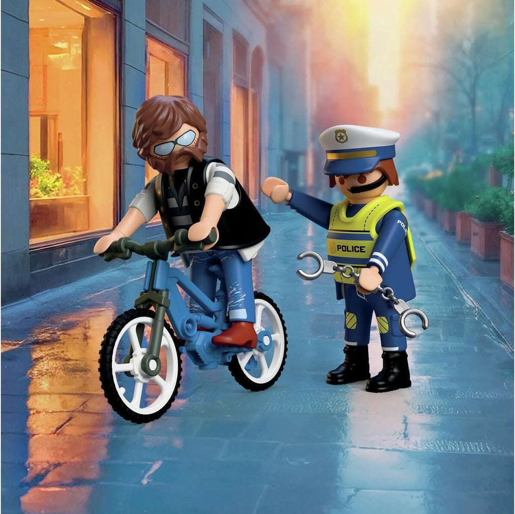 PLAYMOBIL City Action Coffret Vol de Vélo (MPN : 72076)