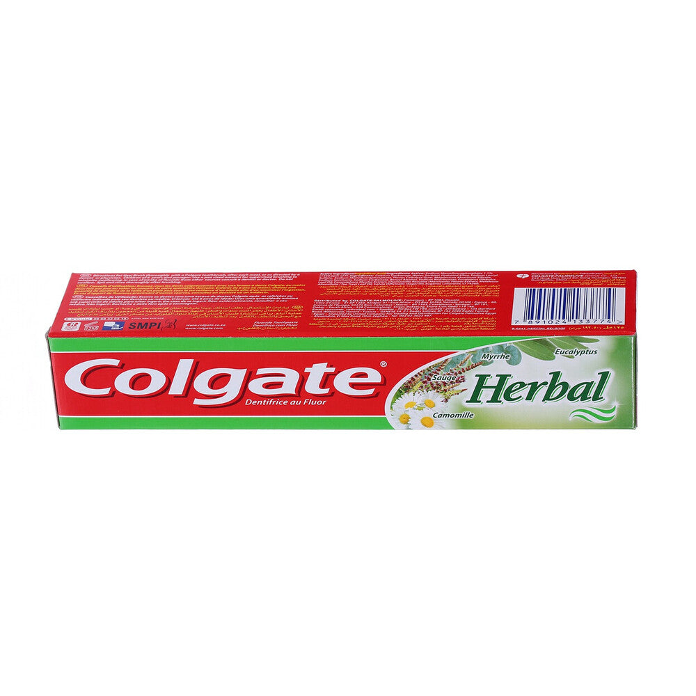 Colgate Dentifrice Original aux Plantes avec Camomille, Myrrhe & Eucalyptus - 125 ml - Lot de 4 (4 x 125 ml = 4 tubes)