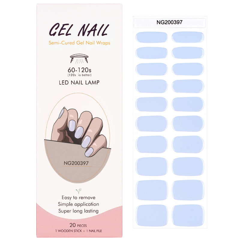 MeoMagic 14-169 Autocollants gels pour ongles - 20 pièces