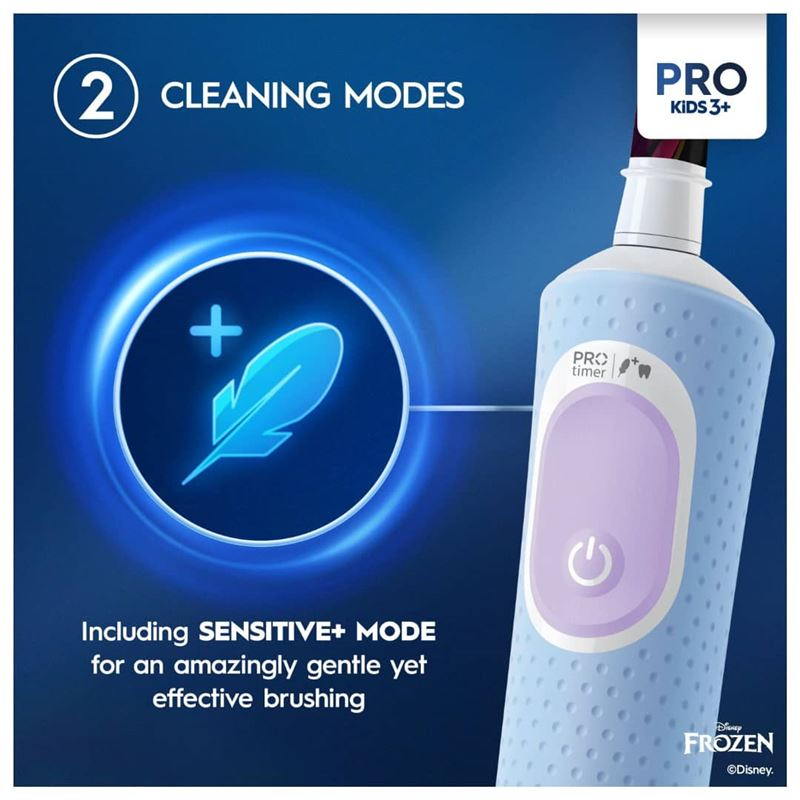 ORAL-B Pro Kids La reine des neiges Brosse à dents pour enfant - Blanc/rose