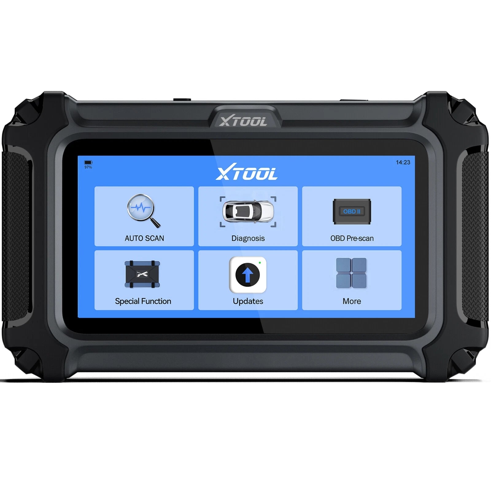 XTOOL D5 Lecteur de codes d’erreur et outil de réinitialisation pour voiture, diagnostic moteur/ABS/SRS/transmission avec service du frein de parking électronique (EPB)