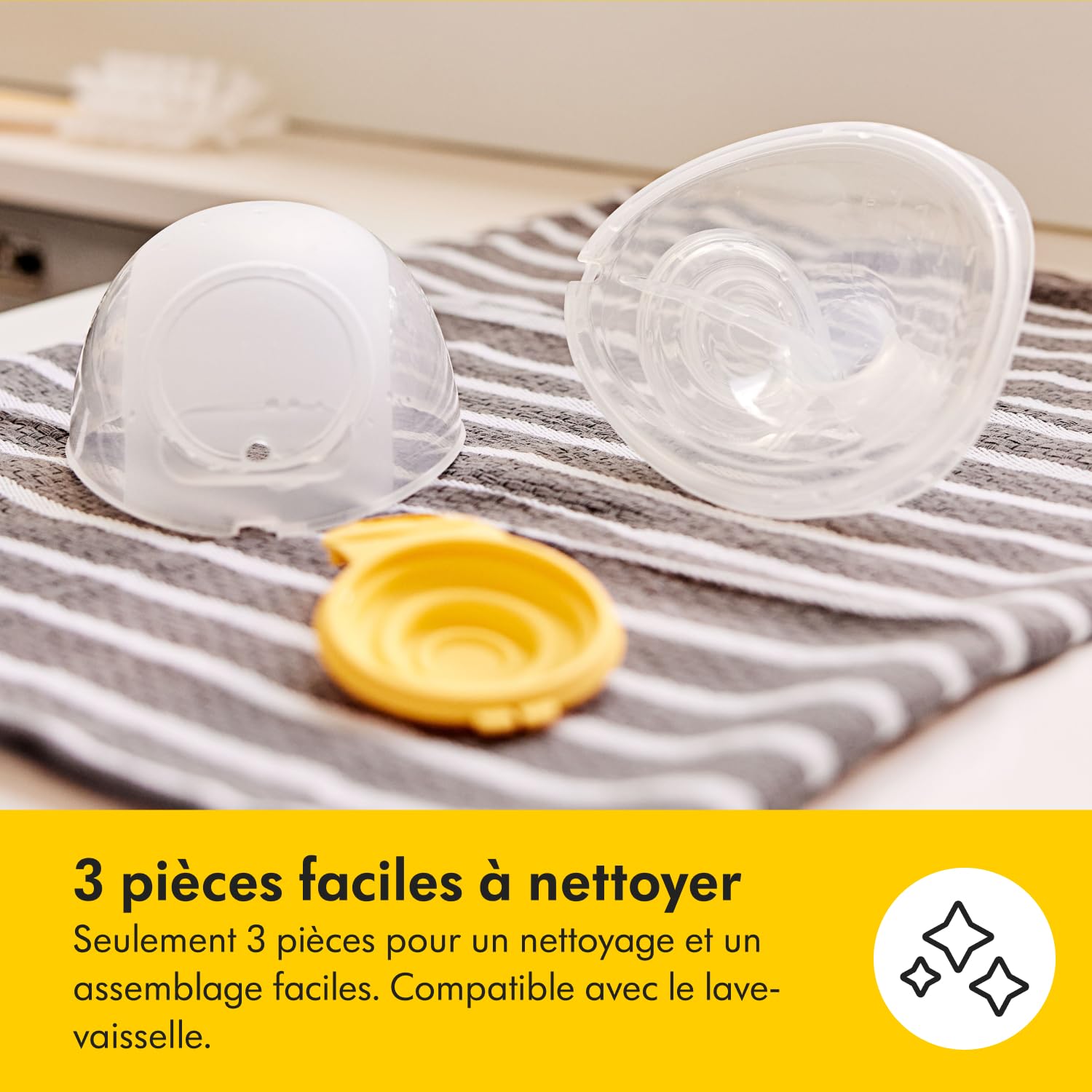MEDELA Swing Maxi Hands-Free - Tire-lait électrique double, coquilles 21/24 mm