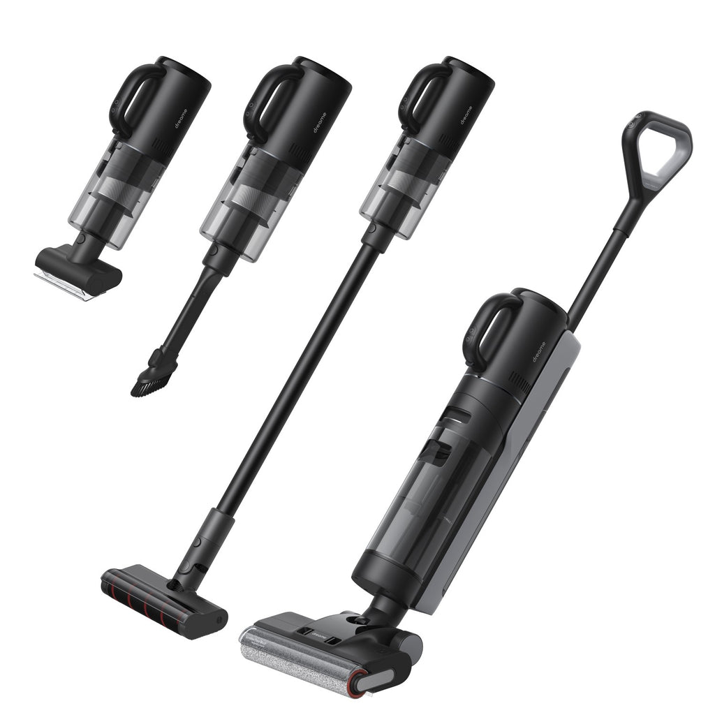 Dreame H12 Dual Aspirateur laveur sans fil 4-en-1, séchage à l’air chaud, nettoyage intelligent, nettoyage des bords, commande vocale