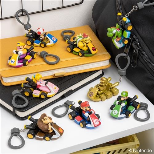 Mario Kart Porte-clés de collection - Sachet mystère - Un Modèle Aléatoire