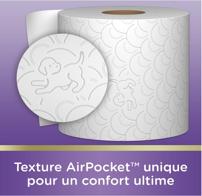 KLEENEX Papier toilette doux et matelassé 3 épaisseurs Blanc 18 rouleaux (3 x 6)