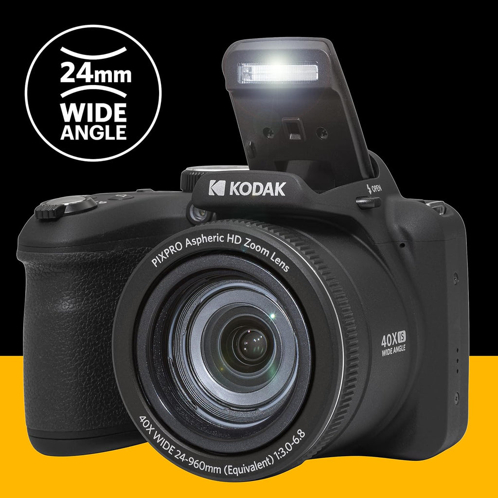 Kodak Appareil photo numérique bridge avec zoom optique 40 x (Noir)