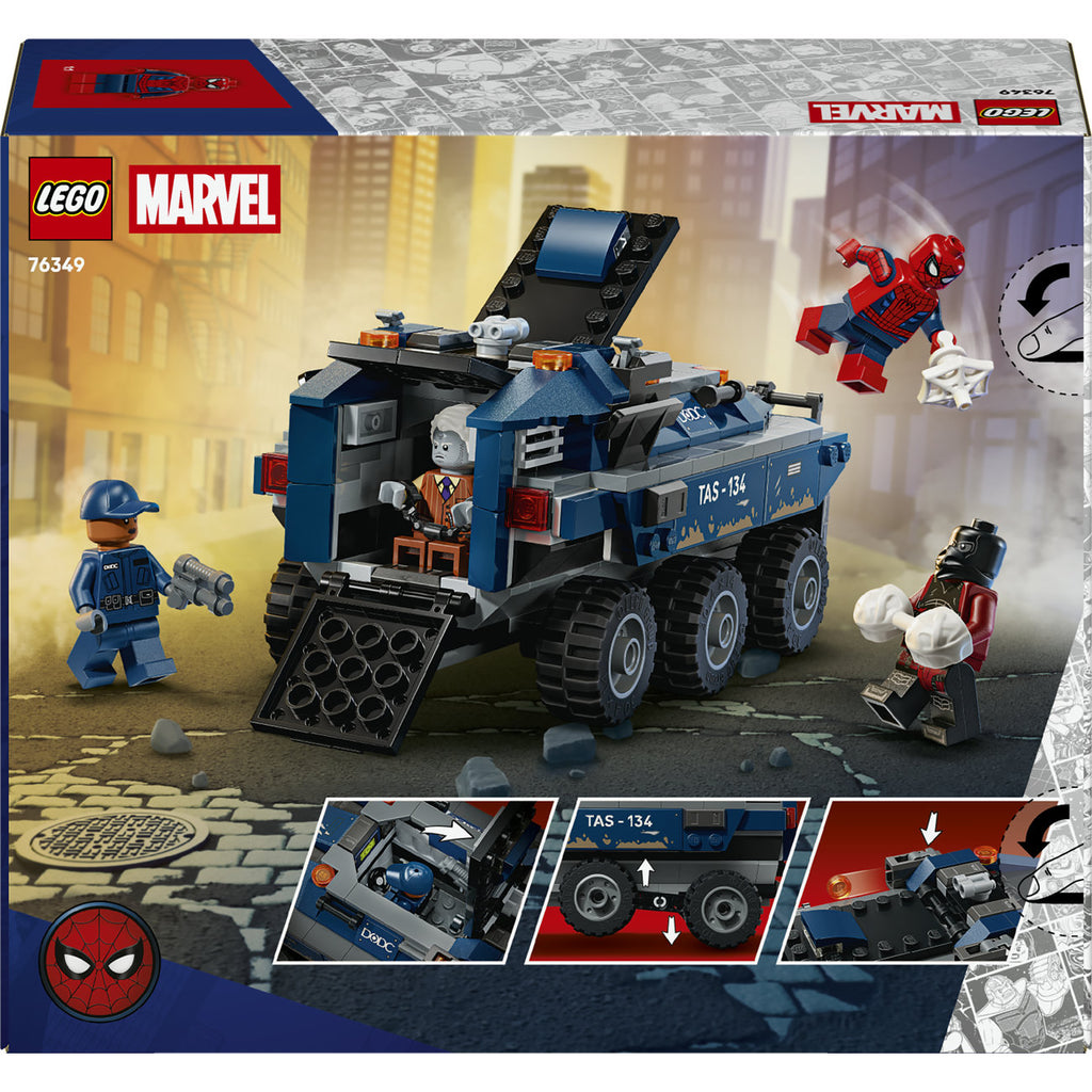 LEGO Super Heroes 76349 La poursuite en prison mobile de Spider-Man