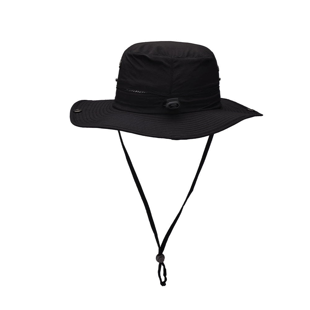 PELLIOT Chapeau de pêcheur d'extérieur Noir Unisexe Camping Voyage Imperméable Durable