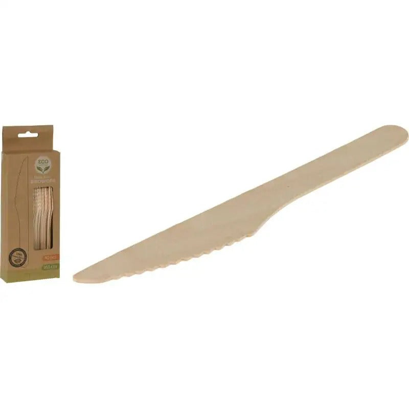 Lot de 40 couteaux en bois H&S pour Mondex