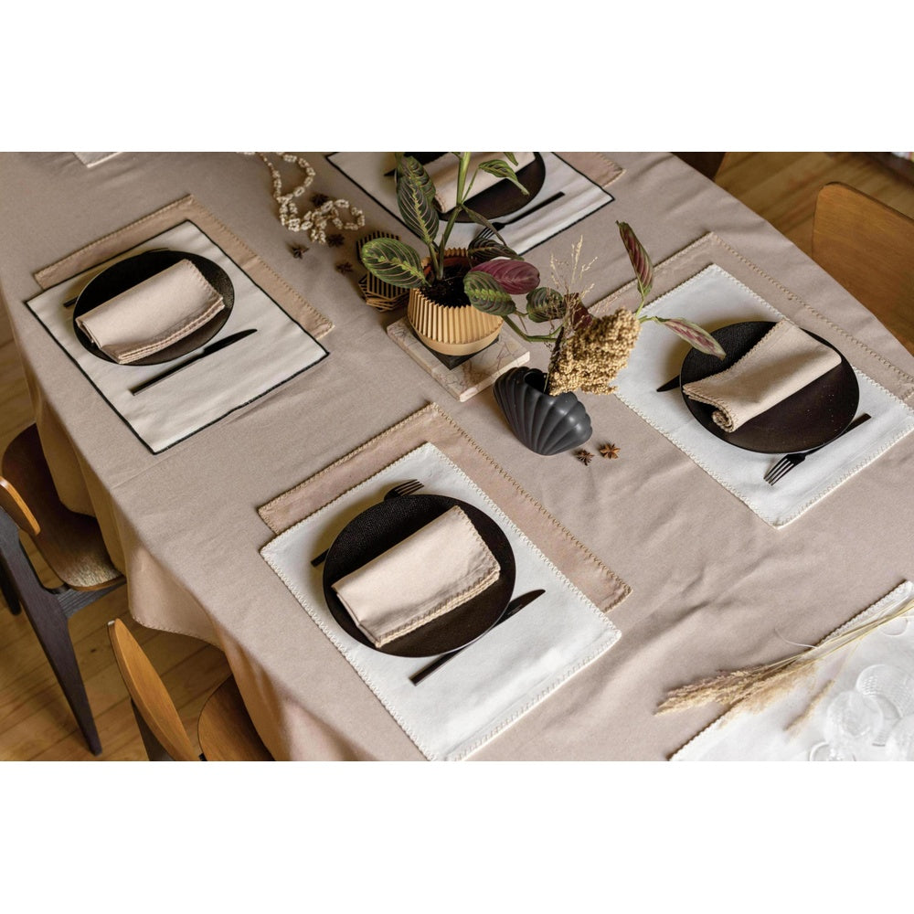 Winkler Nappe recyclée Delia Naturel 170 x 250