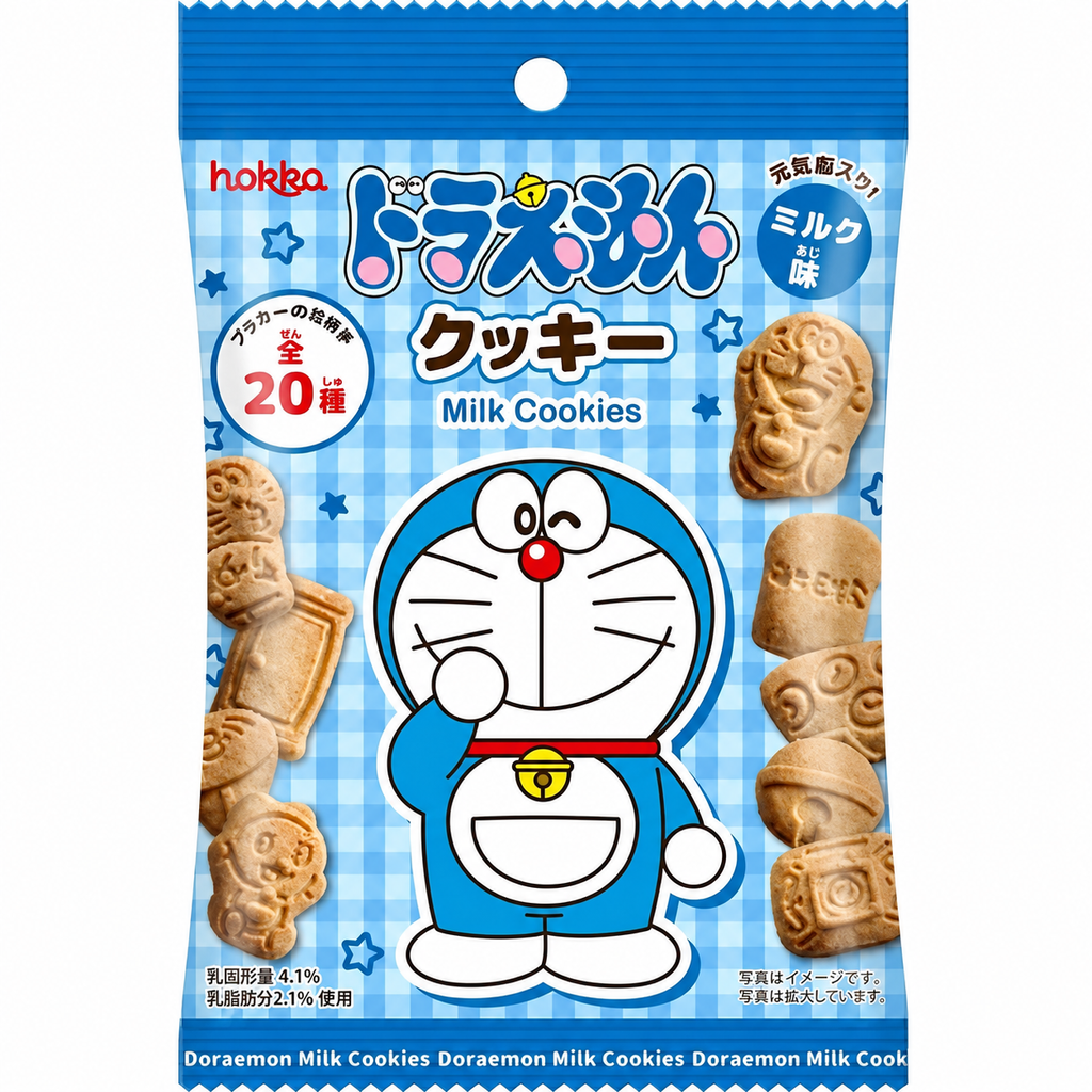 hokka Doraemon Biscuit Saveur Lait 50 g