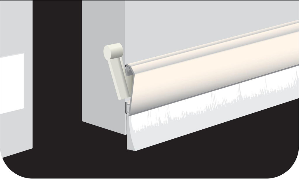 3M™ Bas de porte adhésif haut de gamme pour sol très irrégulier Blanc 0,93 m