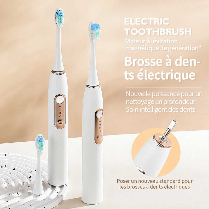 Rushi R-C31 Brosse à dents électrique, recharge USB-C - Blanc
