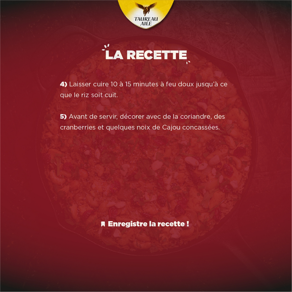 Taureau Ailé Riz parfumé long grain Kamalis 500 g