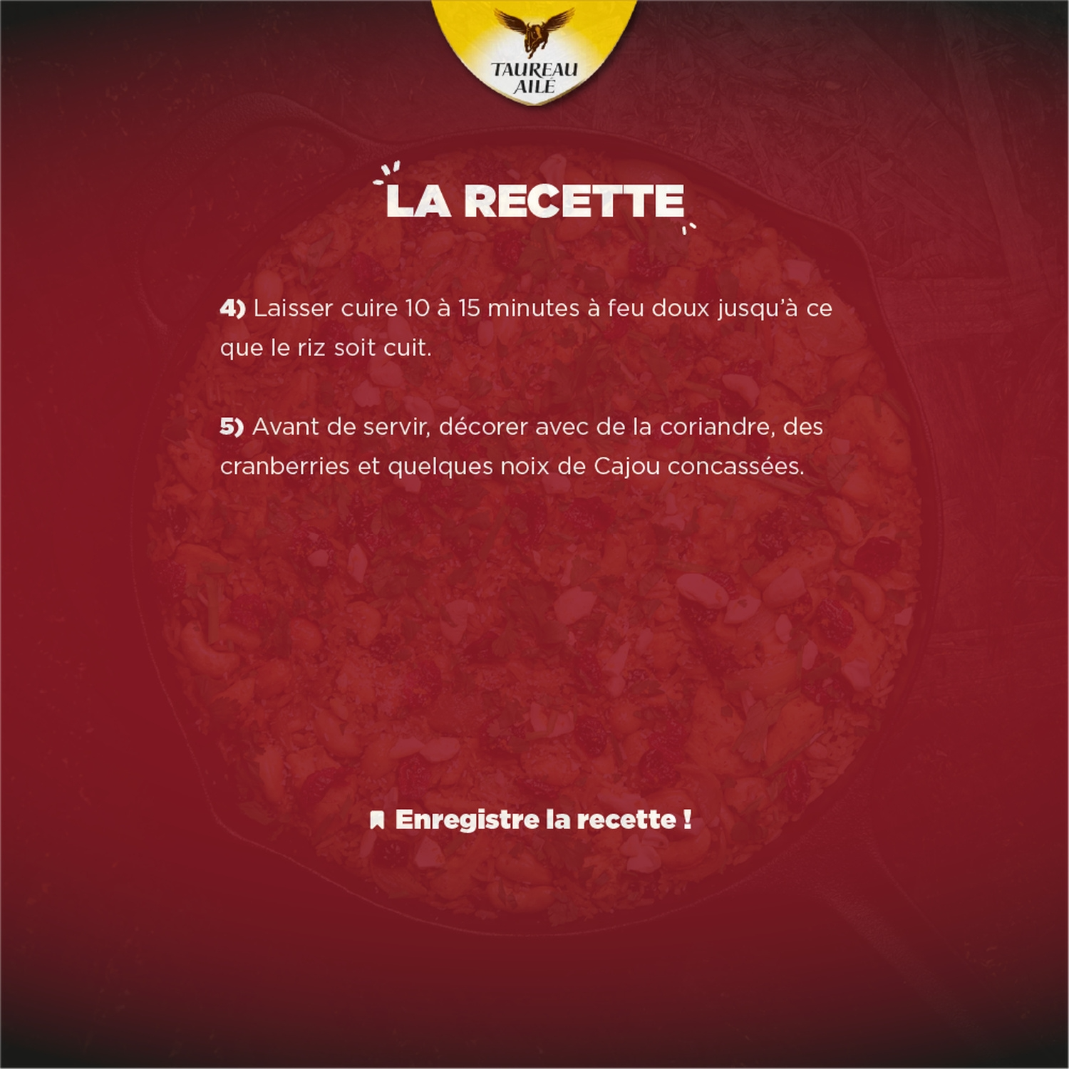 Taureau Ailé Riz parfumé long grain Kamalis 500 g