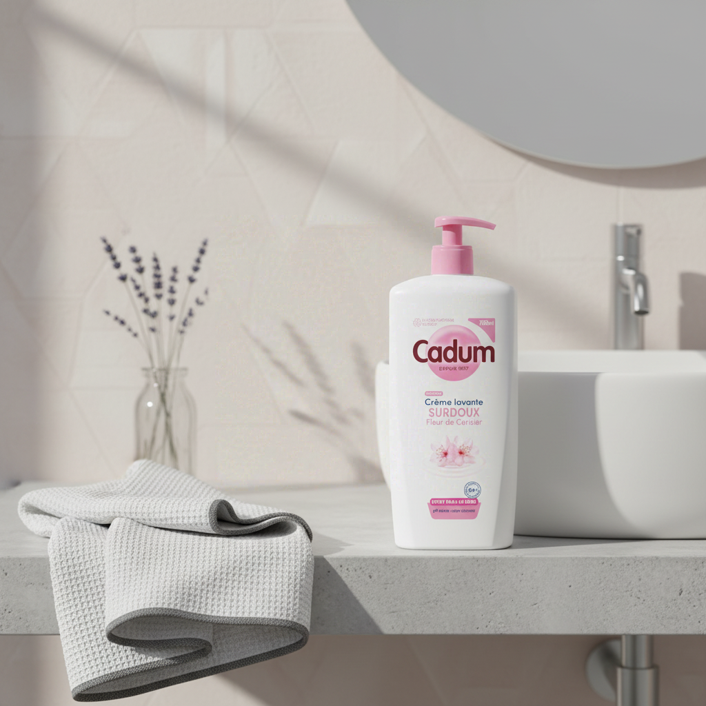 Cadum Maison Douceurs Parfumées Crème Lavante Surdoux Fleur de Cerisier 750ml