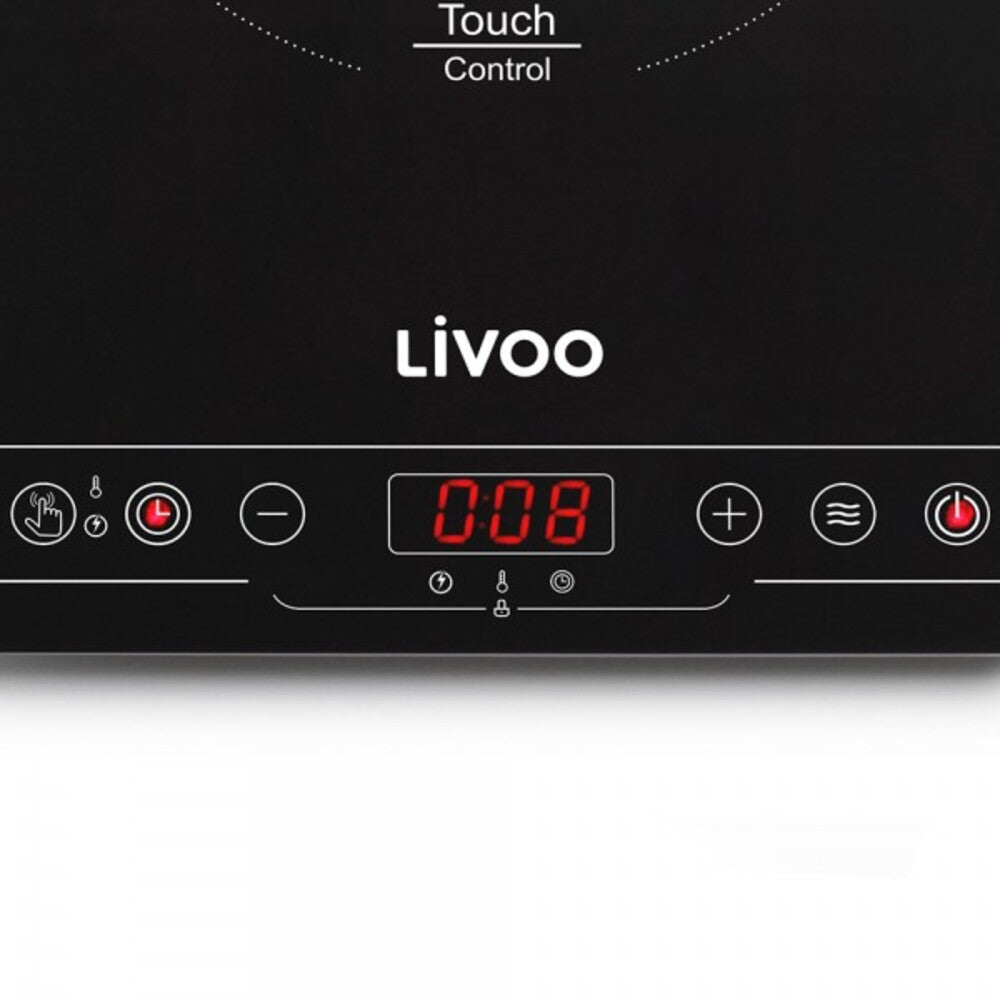 Livoo DOC235 plaque Noir Comptoir 28 cm Plaque avec zone à induction 1 zone(s)