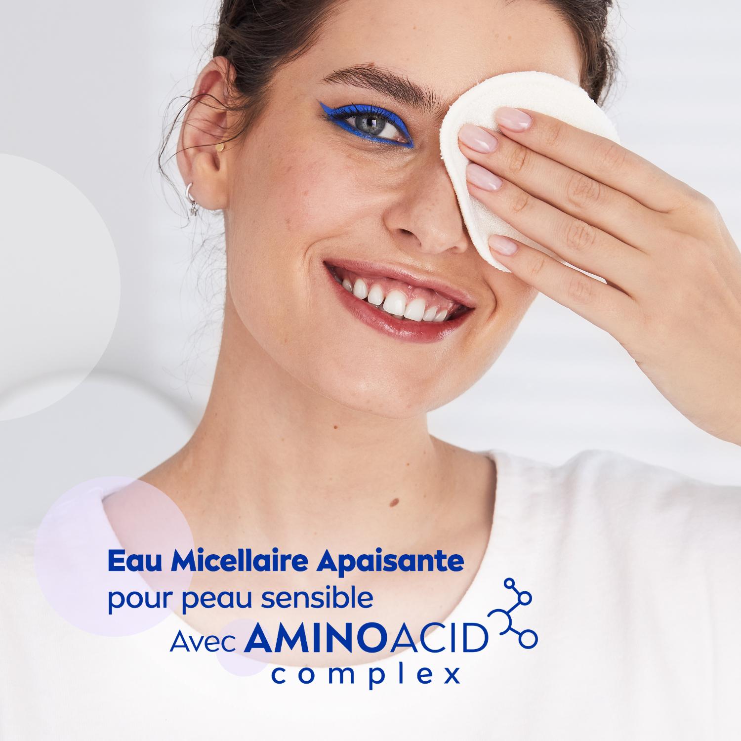 NIVEA Eau micellaire visage apaisante pour peaux sensibles 400 ml