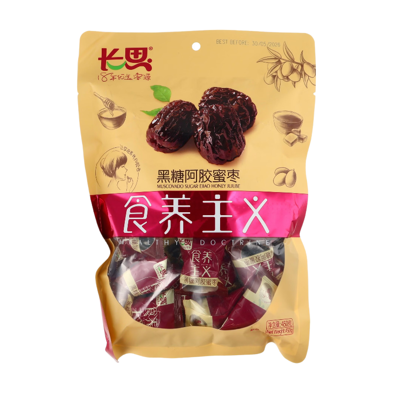 Changsi Jujubes au sucre muscovado et à l'ejiao - 450 g