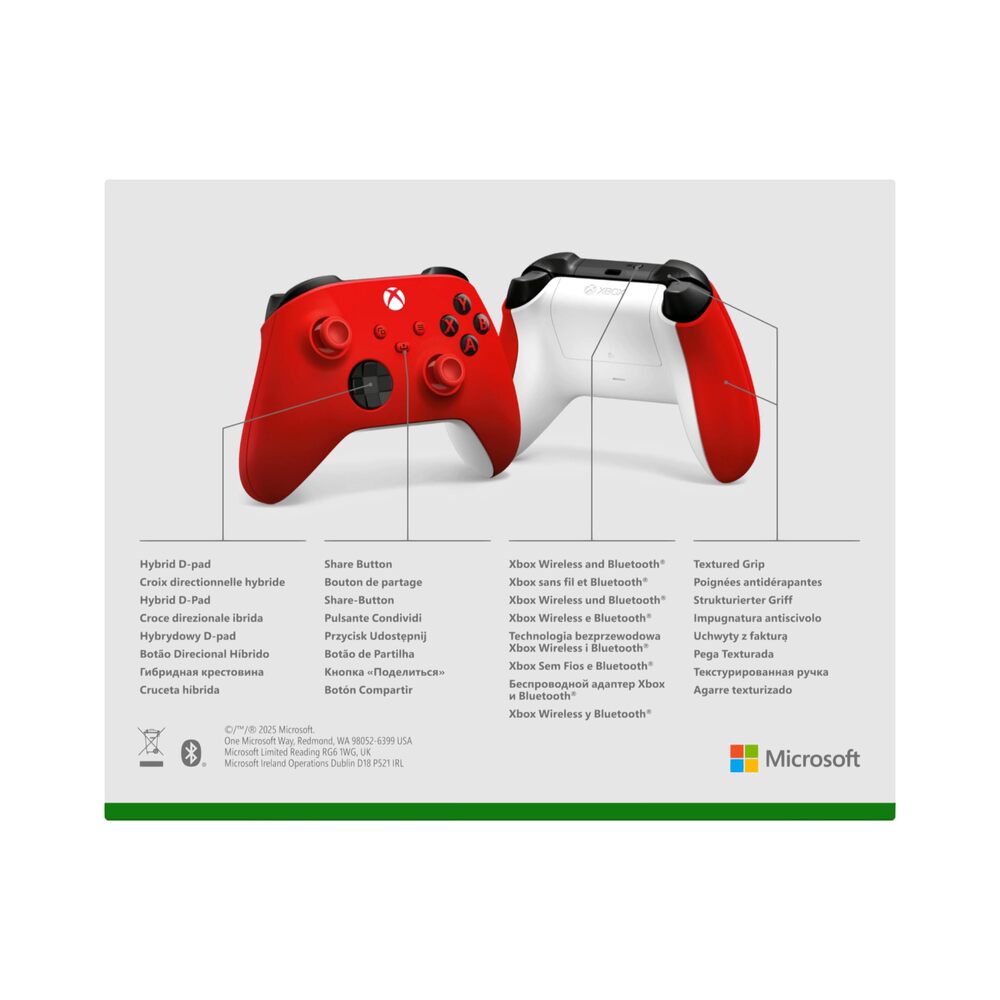 Xbox Manette sans fil pour Xbox Series et PC - Pulse Red