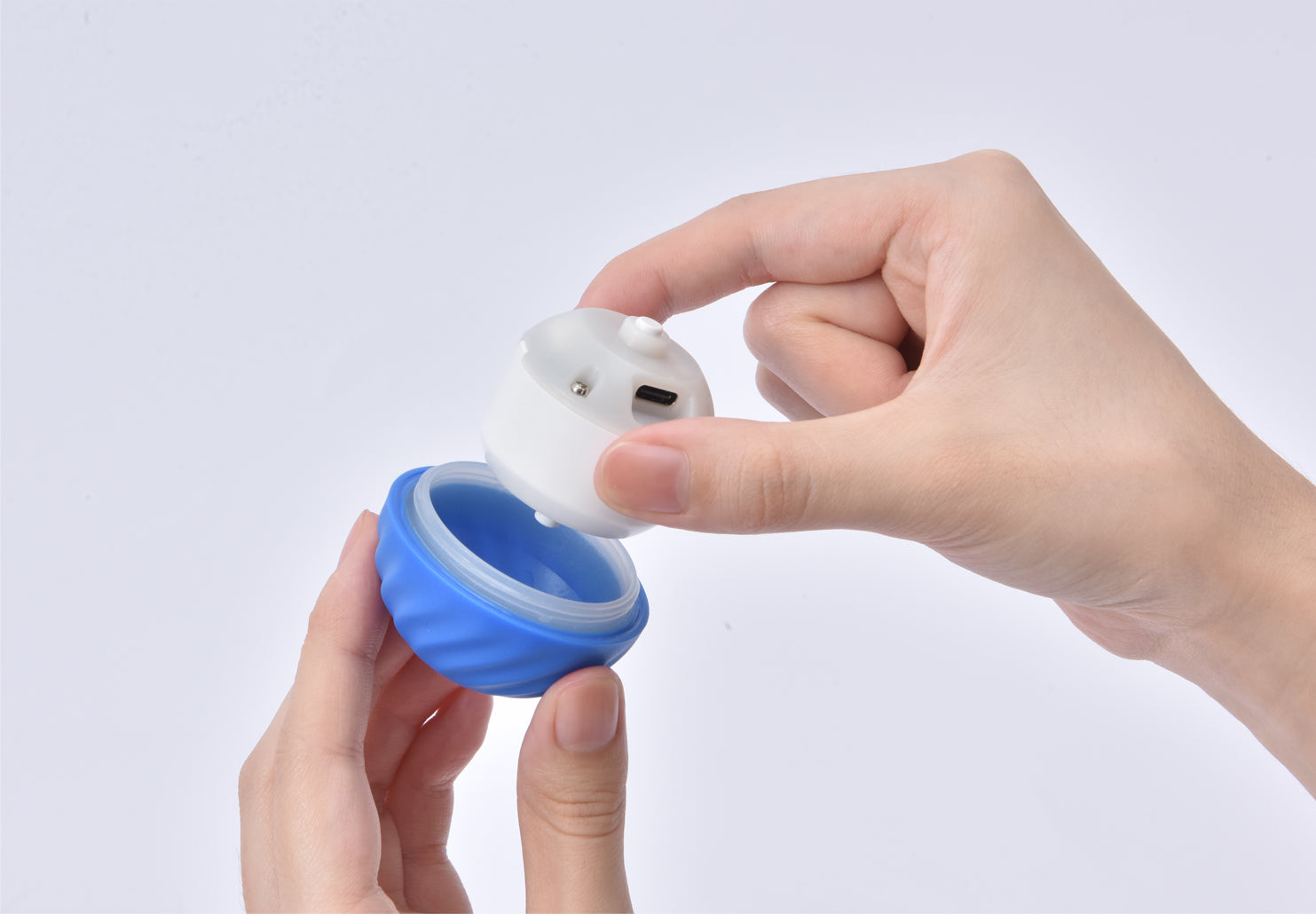 PETGRAVITY Balle rebondissante intelligente pour chien de taille moyenne - Bleu
