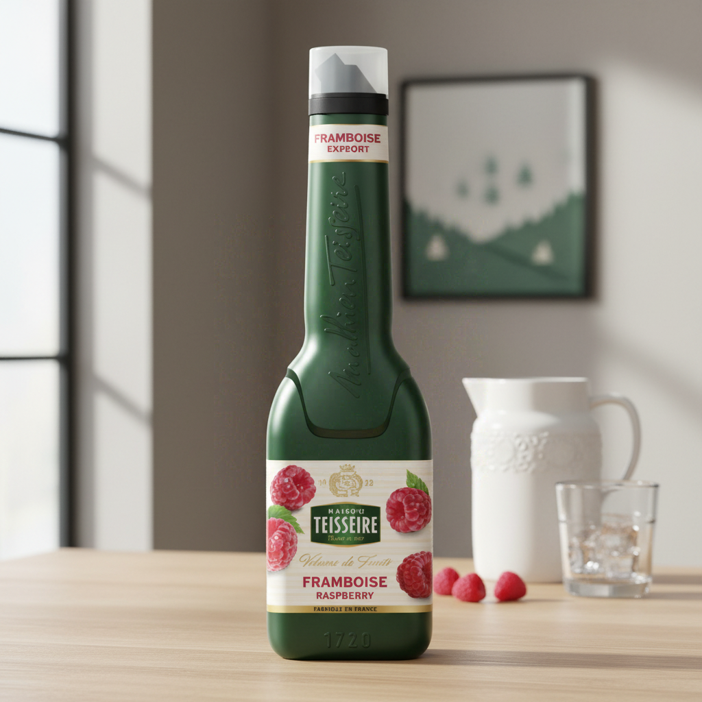 TEISSEIRE Purée de fruit framboise - 1 L