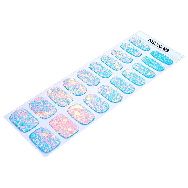 MEOMAGIC 14-44 Autocollants gels pour ongles - 20 pièces