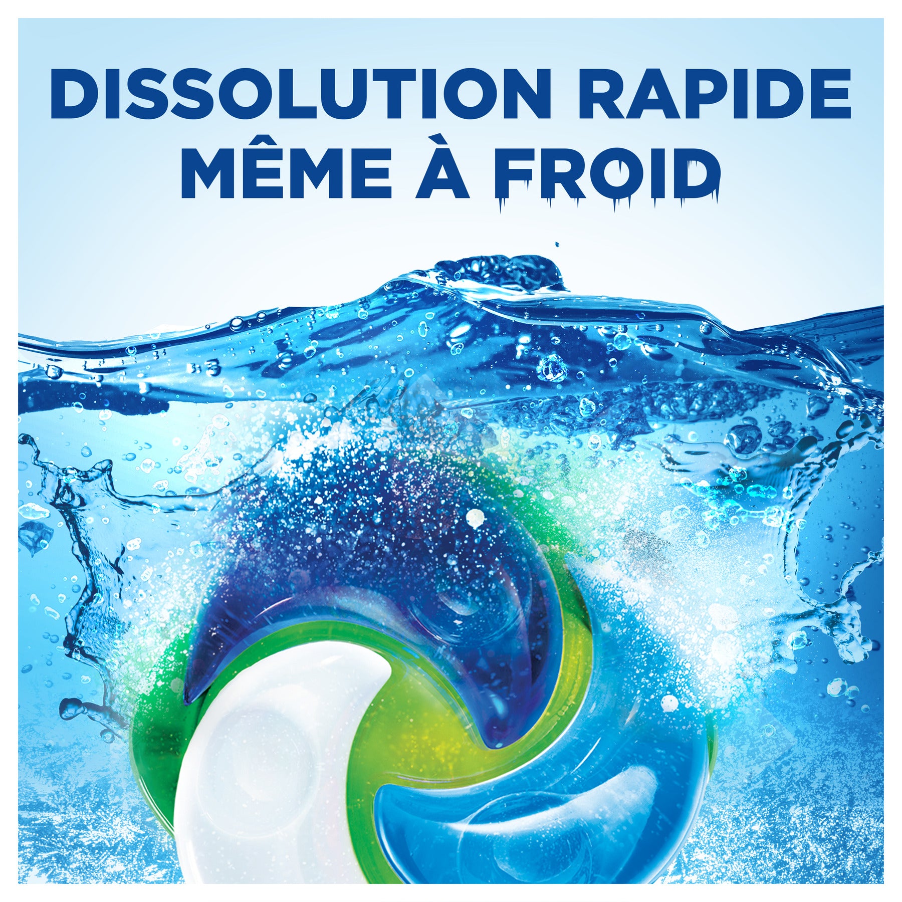 Ariel PODS Grandiose Fraîcheur Alpine, Lessive en capsule, 33 lavages, Fabriqué en France