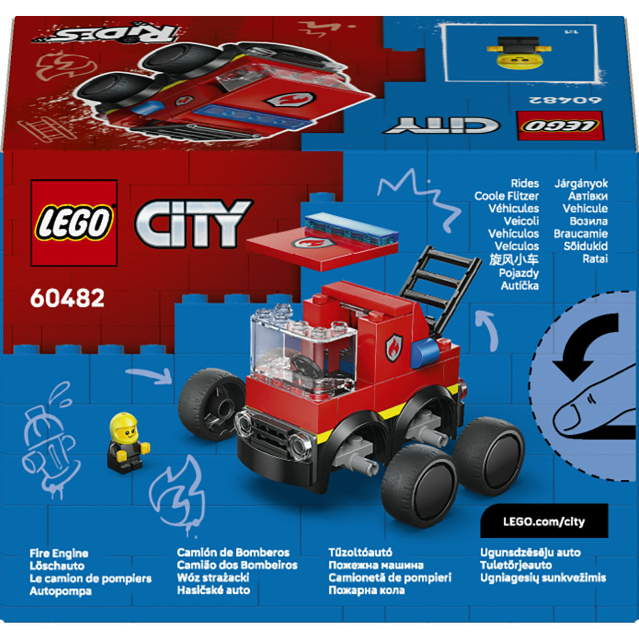 LEGO City 60482 Véhicules - Le camion de pompiers