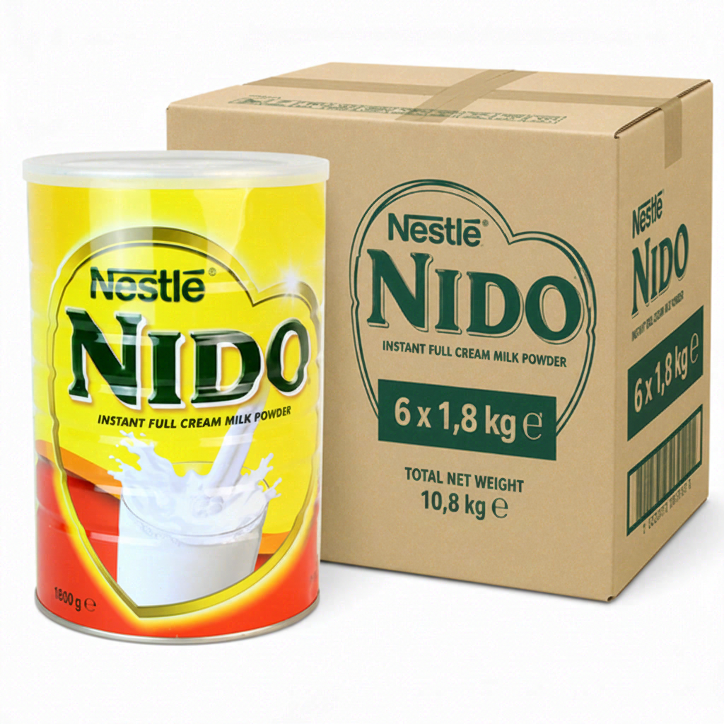 NIDO Lait entier en poudre instantané 6 x 1,8 kg
