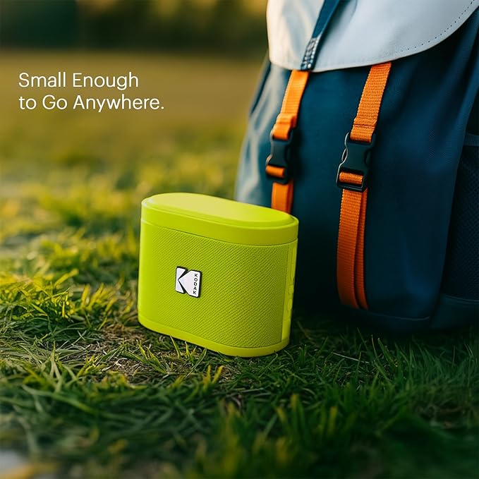Kodak Soundbrix enceinte Bluetooth jaune
