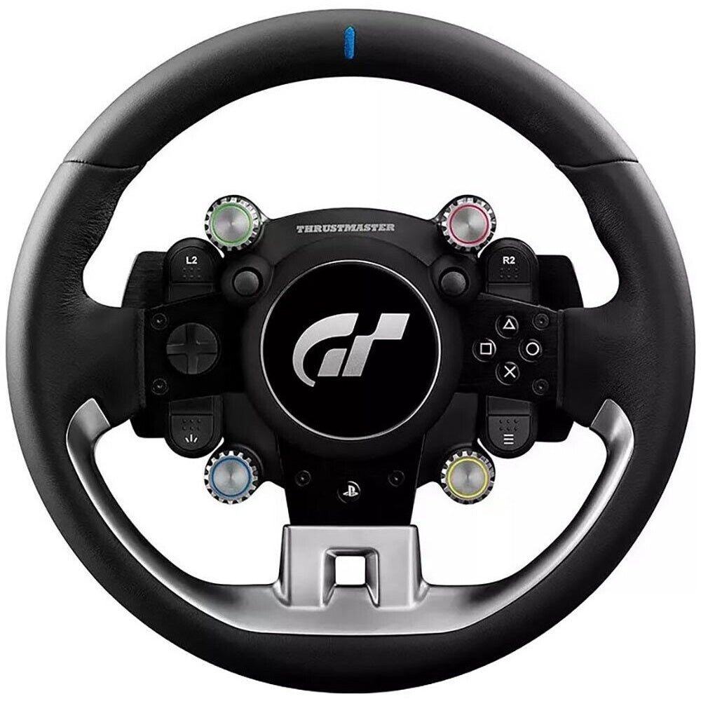 Thrustmaster GT Wheel Add-On - Volant de course GT taille réelle, Palettes magnétiques en métal, Libération rapide de nouvelle génération, Compatible PC/PS/Xbox, Version de détail