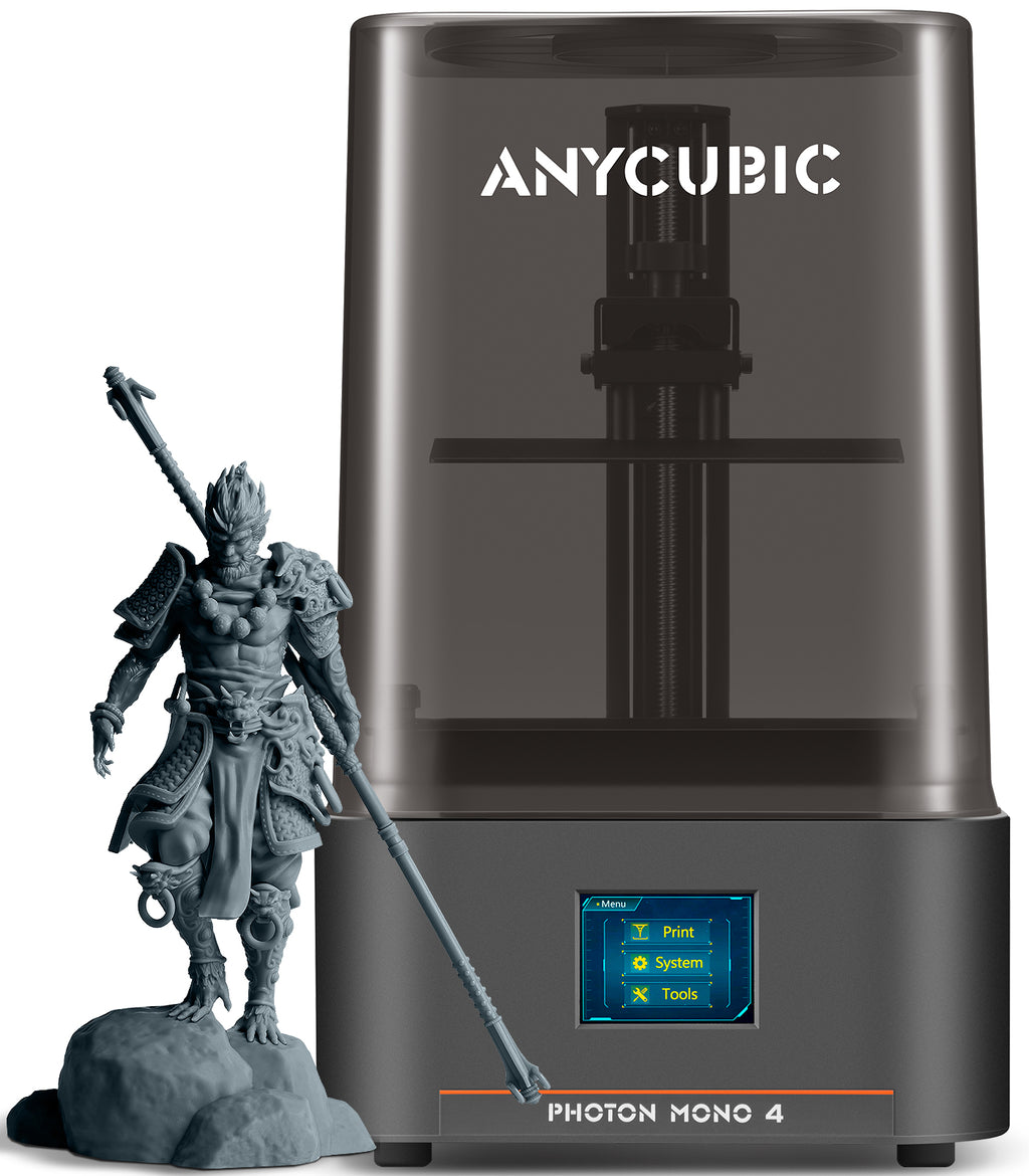 ANYCUBIC JB Version Photon Mono 4 10K Imprimante 3D Résine, écran LCD monochrome 7 pouces, source lumineuse LighTurbo Matrix, impression haute vitesse jusqu'à 70 mm/h