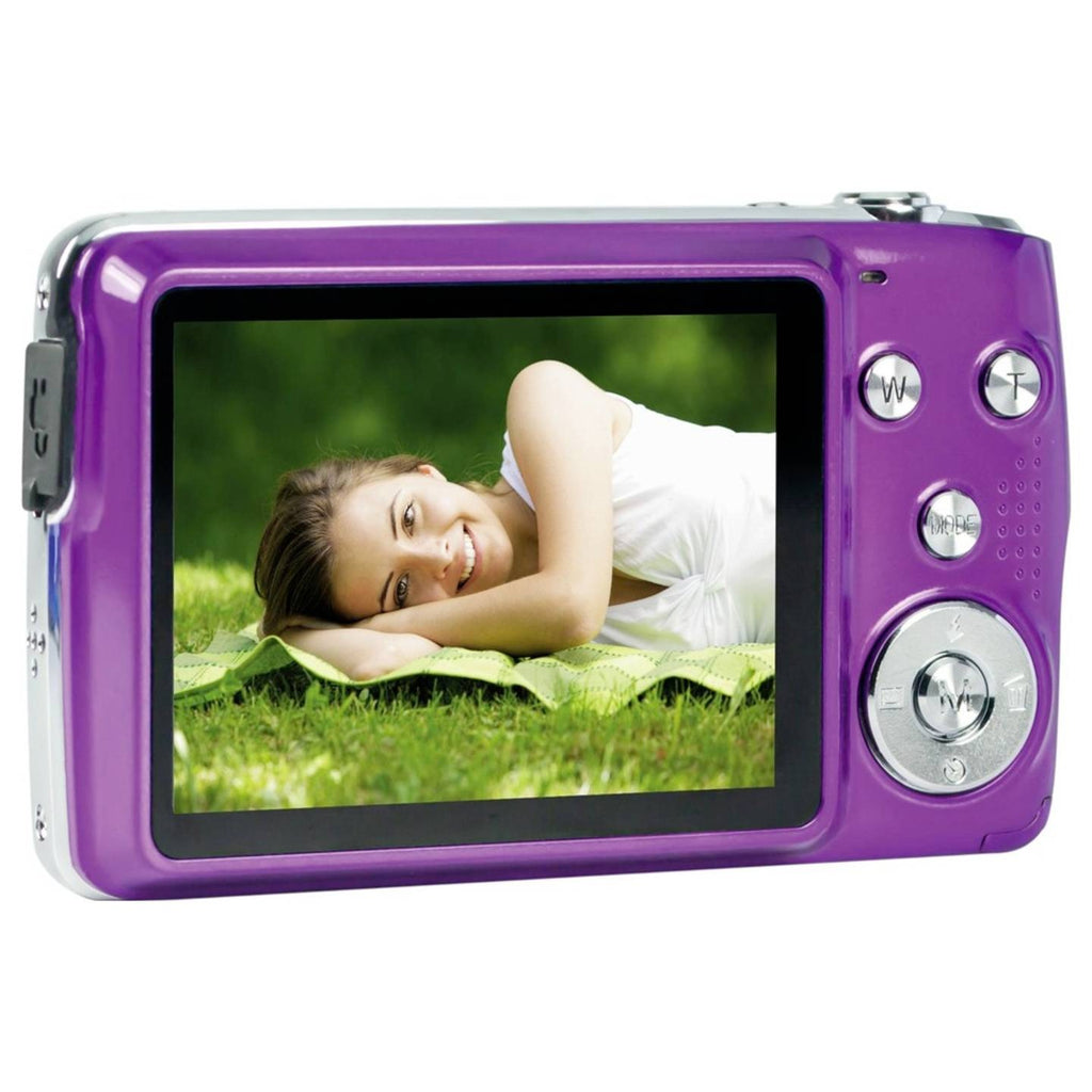 AgfaPhoto Appareil photo numérique compact 18 MP Zoom optique 8x Violet