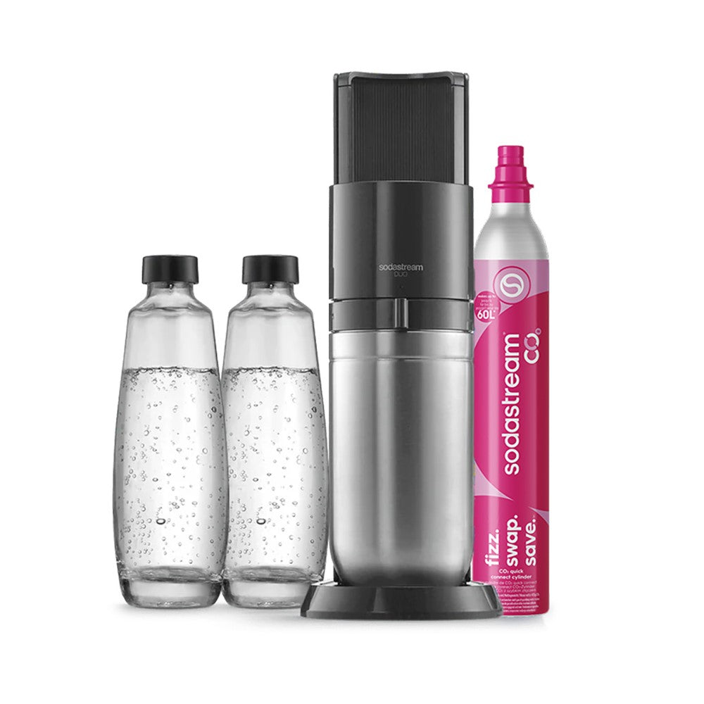 Sodastream DUO® machine à eau pétillante avec bouteille en verre