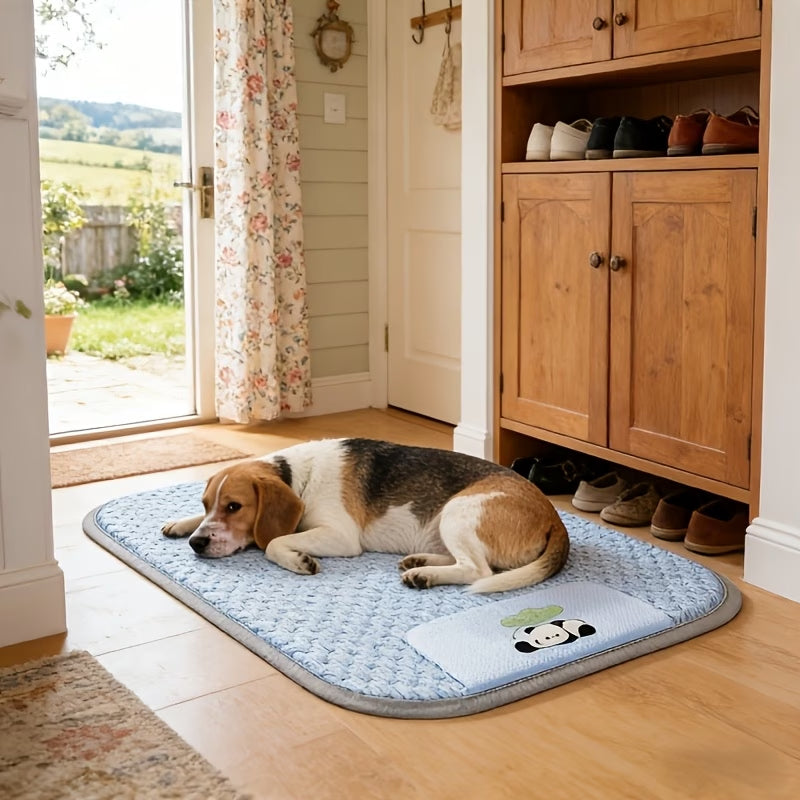 Hovicaed Tapis pour animaux - Rafraîchissant en été, construction à 4 couches pour un refroidissement complet, 120*90 cm