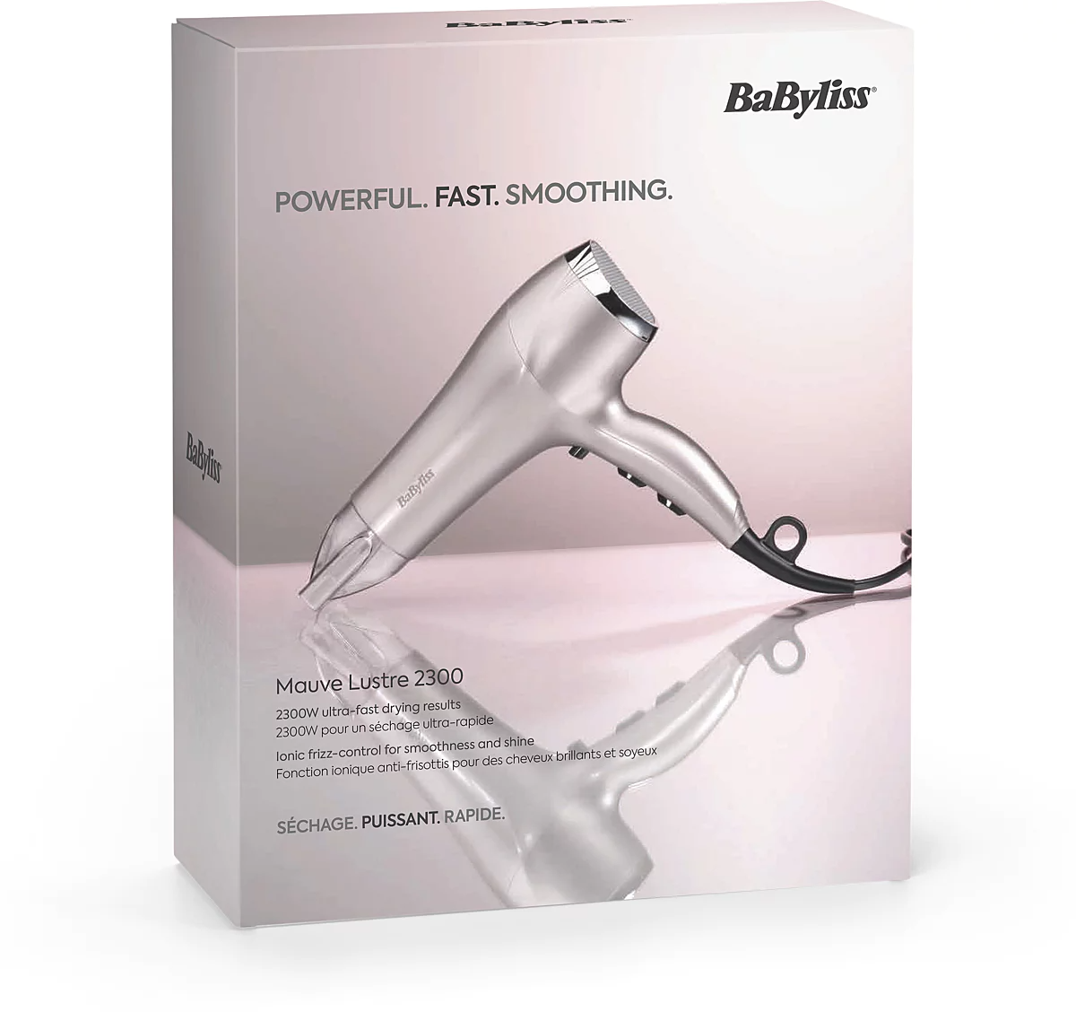 BaByliss D781E Sèche-cheveux 2300 W Mauve lustré Rose