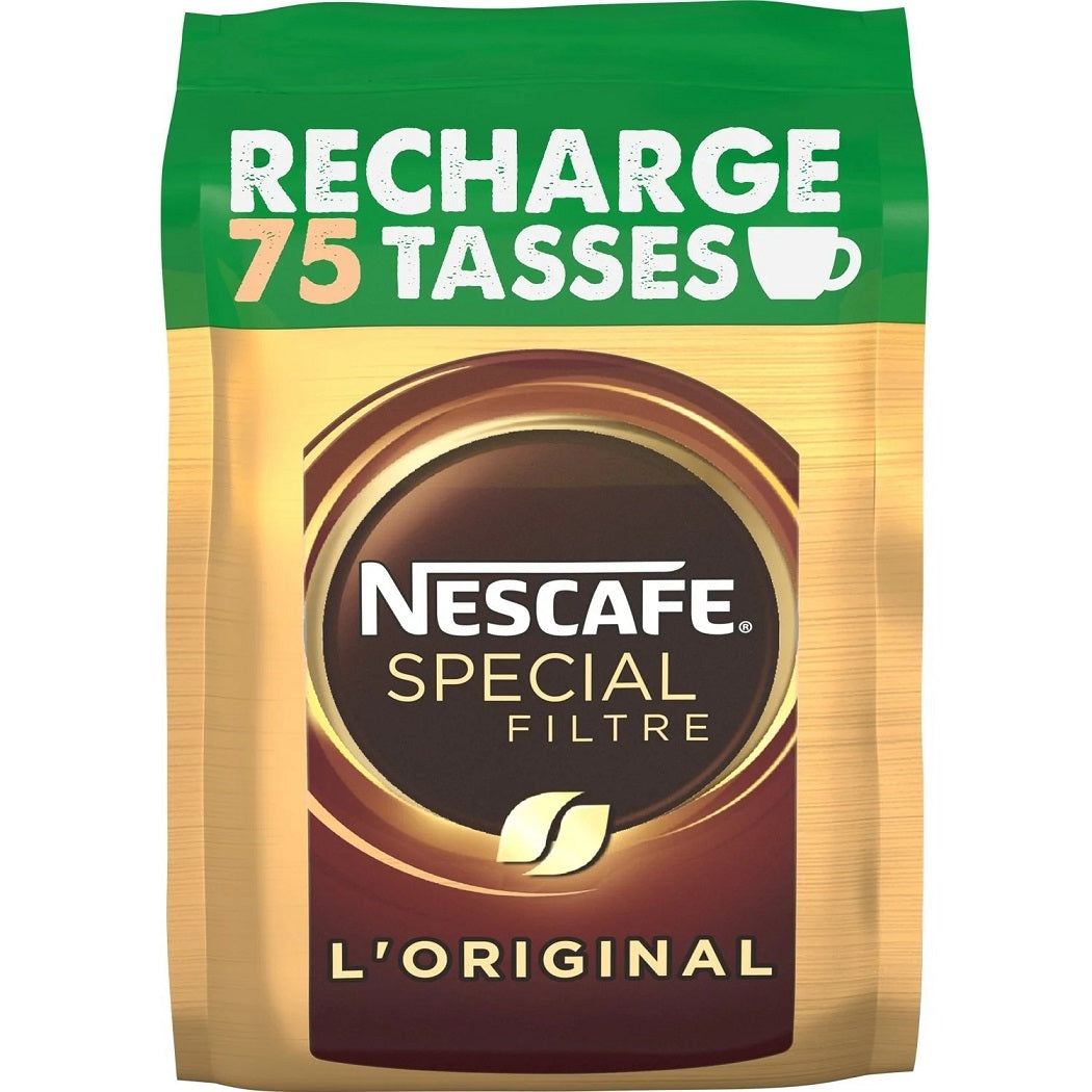 NESCAFÉ Café soluble spécial filtre original, 150 g (recharge)