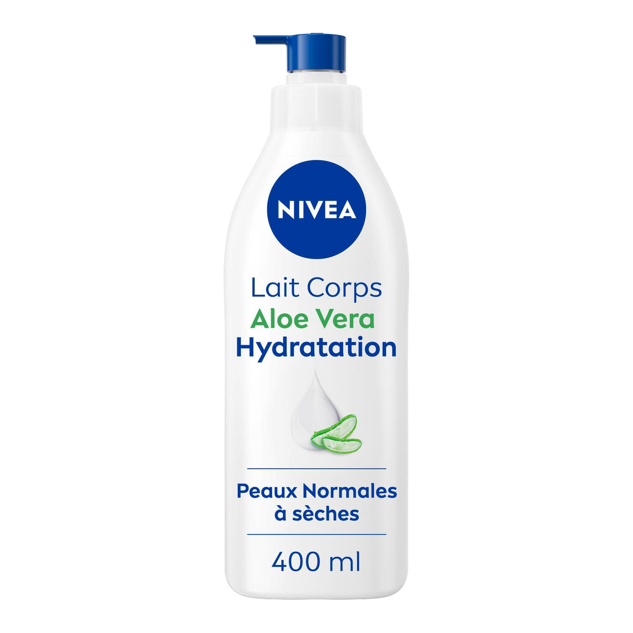 NIVEA Lait Corps Aloe & Hydratation Peaux Normales à Sèches 400ml