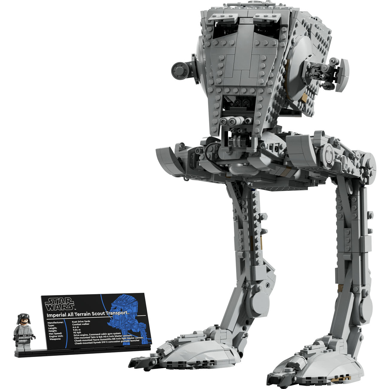 LEGO Star Wars AT-ST Walker 75417 Set de Construction Jouet pour Adultes (1 513 Pièces)