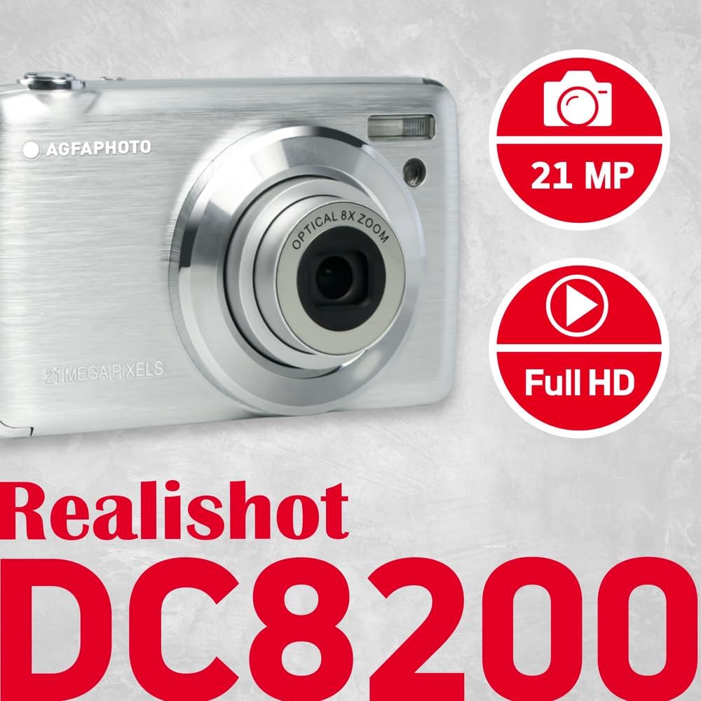 AgfaPhoto Realishot DC8200 Appareil photo numérique compact