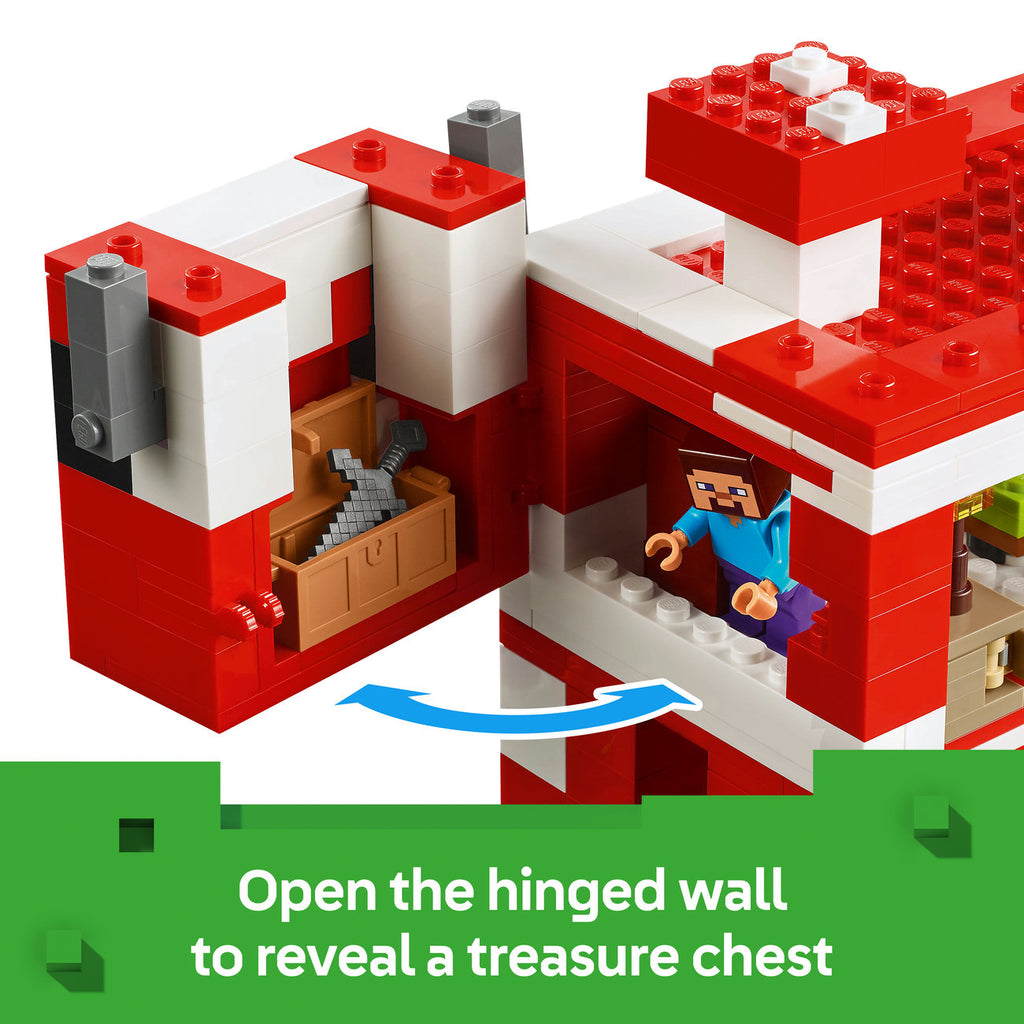 LEGO Minecraft Set de Construction de la Maison Mooshroom