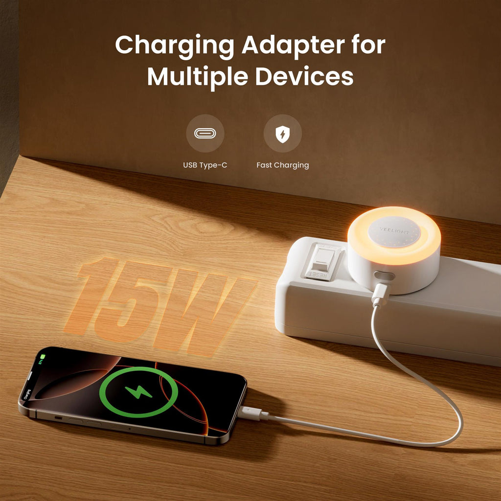 Yeelight Chargeur USB avec fonction de veilleuse - Jelly 4 Plus