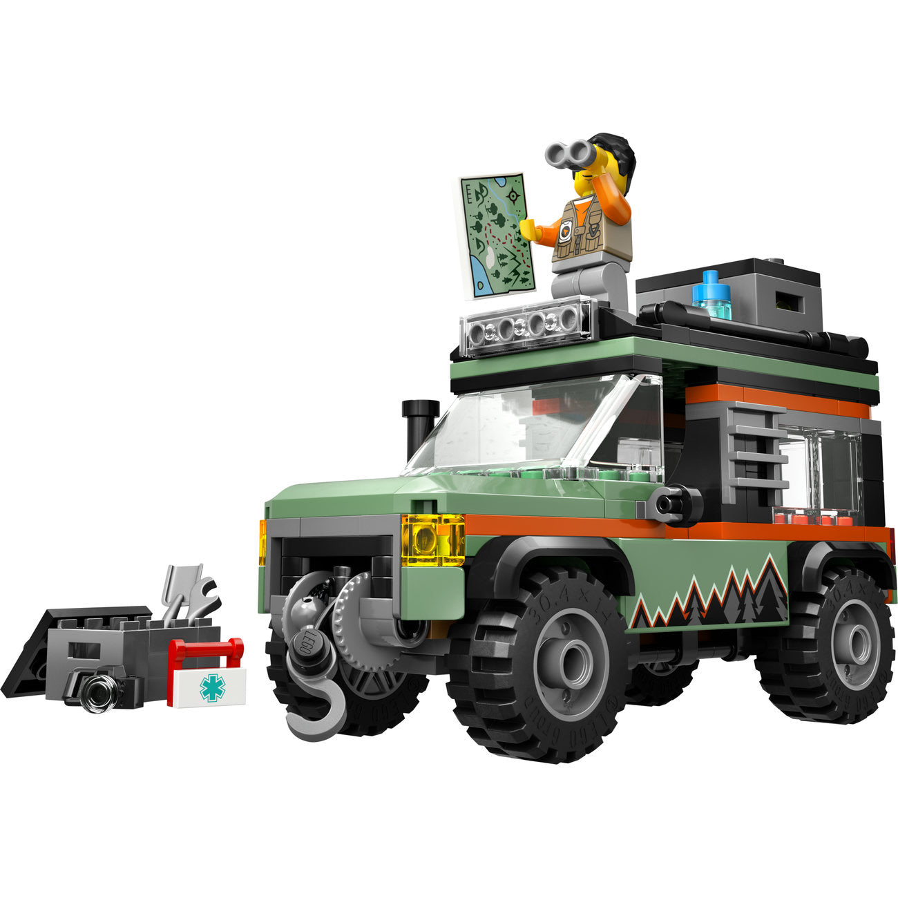 LEGO City Ensemble de Construction Camion de Montagne Tout-Terrain 4x4