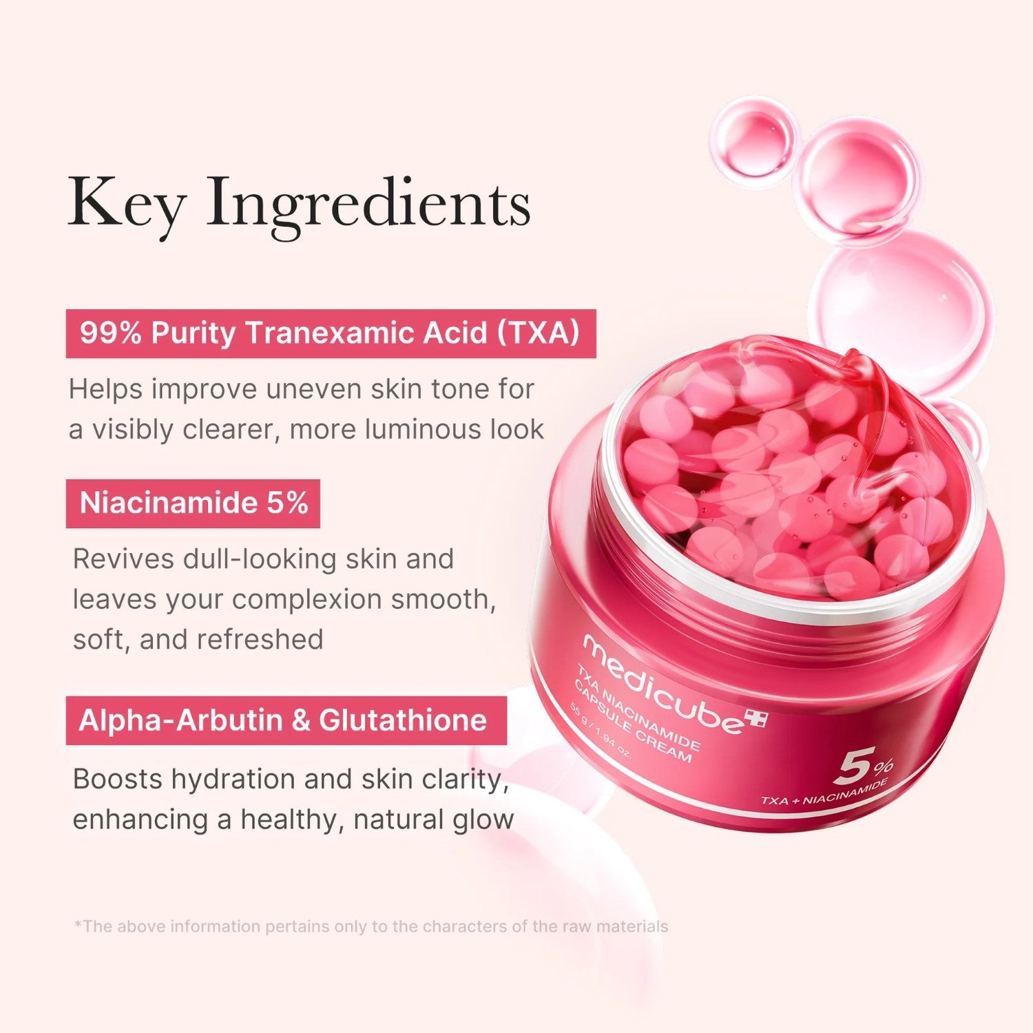 MEDICUBE TXA Crème Capsule Niacinamide 55 g